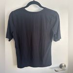 Garnet Hill  Organic Pima Cotton and Tencel Essential Elbow Sleeve Tee small Photo 2