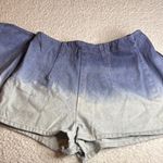 Bongo Vintage  Ombre Blue Jean Skort Photo 2