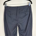 Theory  Womens Virgin Wool Blend Pinstripe Dress Pants Trousers Sz 4 Photo 8