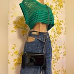 Judith Leiber Black Patent leather convertible bag Photo 13