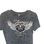 Next Level Apparel Next Level Women Large Sturgis Biker Wings Short Sleeve Graphic Tees‎ Photo 2
