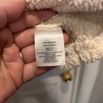 Natural Reflections  Cream 1/4 Zip Pocket Long Sleeve‎ Jacket Women's Large Cozy Photo 5