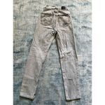 American Eagle  Pale Faded Gray Distressed Highest Rise 90s Boyfriend Size 000 Photo 1