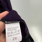 Unbranded Purple Black Adjustable Strap V Photo 2