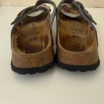 Birkenstock  Betula Mayari silver Birko-flor toe loop slide sandals SZ 9 Narrow Photo 4