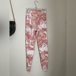 Beach Riot  Sport Orange White Marble High Rise Leggings, Size Medium Photo 4
