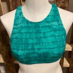 Athleta  Maldives Bikini Top woman Green tie dye underwire swimwear New 34B/C Photo 0