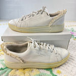 Ted Baker  London Astrina White Leather Ruffle Back Sneakers EU38.5 US8 Photo 0