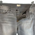 MOTHER Weekender Fray Jeans Last Chance Saloon Grey Distressed Bootcut Women 30 Gray Photo 5