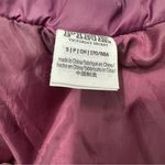 PINK - Victoria's Secret  Burgundy Wine Long‎ Sleeve Packable Puffer Coat Size S Photo 5