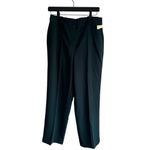 Rebecca Taylor  Cigarette Pants Emerald Green 6 Slim Fit Ankle Crop Photo 4