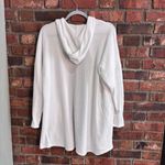 Purple Snow  womens waffle knit open front lightweight cardigan white M Photo 4