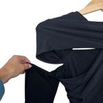 Cult Gaia Black Cut Out Long Sleeve Shirt Sz M Photo 1