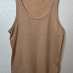 Aerie Basic Tan Neutral A-Line Tank Top Size Large Photo 0