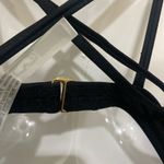 Victoria's Secret SWIM Bombshell Bra Shine Strap Push Up 34C Satin Black NWTS Photo 3