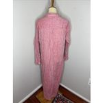 Frank & Eileen  Rory Lived-in Linen Maxi Shirtdress Red Pink Size L Photo 3