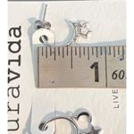 Pura Vida Celestial Charm Huggie Earrings Brass Rhodium Sterling Silver .75" NEW Photo 3