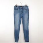 J.Crew ‎ high rise skinny jeans w/ let down raw hem Photo 2