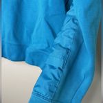 Nike athletic active sport hoodie bright blue size XS Photo 4