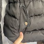 ZARA  Woman Black Down Puffer Jacket  Polyester Womans LARGE Fleece Lining Photo 3