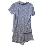 Roller Rabbit  100% Cotton Blue Pink Elephant Print Pajama Set Size Medium Photo 2