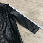 Garage Faux Leather Women’s Upper Thigh Length Lined Jacket Black Size P/S Photo 9