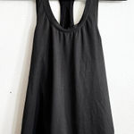 Quince  Black Racer Back Tank Top Classic Minimalist Athletic Athleisure Small Photo 0