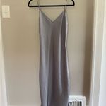Aritzia Wilfred Only Slip Satin Dress Purple Photo 8