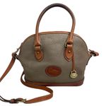Dooney & Bourke handbag in leather Crossbody Satchel Purse Zip Tote Top Zip VTG Photo 1