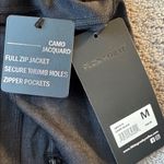 90 Degree by Reflex Camouflage Jacquard Full Zip Active Jacket SIZE M Black Size M Photo 4