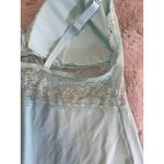 Pure‎ Beauty Lace Trim Babydoll Nightgown Women's Size 3X Aqua Blue Photo 5