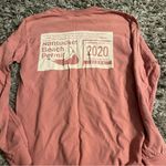 Nantucket on beach permit long sleeve from 2020 size small Pink Photo 3
