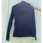 Athleta Women's Triumph Hoodie Size Small Color Solid Black Full Zip Athletic Photo 2