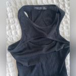 Nasty Gal  Cut-Out Of Sight Ribbed Bodysuit Photo 5