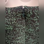 Hugo Boss Dress Diplie Mini Dot Plisse Midi Arsenic Fantasy Green Crepe Photo 4