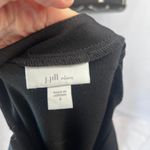 J Jill Black Ponte Bell Cuff LBD Classic Shift Neutral Minimalist Dress Sz Small Photo 7