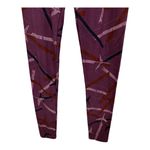 LuLaRoe  Airplane One Size OS Purple Leggings Aviation Photo 2
