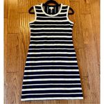 Max Studio  navy rope trim tank dress small Photo 6