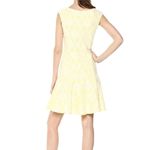 Nanette Lepore Women's Yellow Floral Lace Bella Donna Dress Size 12 Photo 3