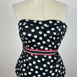 Anthropologie Maeve Polka Dot Strapless Dress Photo 2