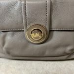 Michael Kors Women Brown Leather Medium Shoulder Bag Purse Tan Photo 2