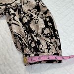 Rebecca Taylor Paisley Jumpsuit 100% Cotton Brown Belted With Pockets Size M Photo 13