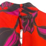 Who What Wear Milanese Floral Mini Dress XS Long Sleeve Multicolor Vibrant Photo 5