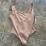 SKIMS  Fits Everybody Square Neck Bodysuit Ochre Large Photo 1