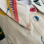 NWOT ALEMAIS x Alan Berry Rhys Samaki Cropped Organic Cotton Shirt Women's Sz 8 Photo 7