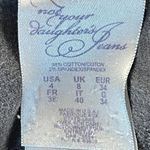 NYDJ Flared Pants Womens Size 4 Blue Relaxed Lift Tuck Slimming Short Casual Photo 11