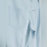 Akris  Magda Slim Fit Silk Cotton Stretch Powder Blue Jean Pants Size 4 Photo 5
