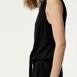 Wilfred Free Black Reposa Luxe Jersey Knit Izabel Romper Women's Size M (Medium) Photo 1