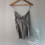 Bardot ‎ Julia Women’s Animal Print Leopard Criss Cross Tank Top Size US 10/Large Photo 4