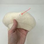 Lands' End  Cashmere Hat Beret Ivory OS Photo 3